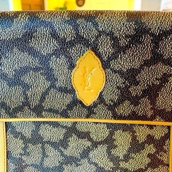 Vintage YVES Saint Laurent Ysl Vintage Clutch Bag Purse ๐๐ - Picture 3 of 14